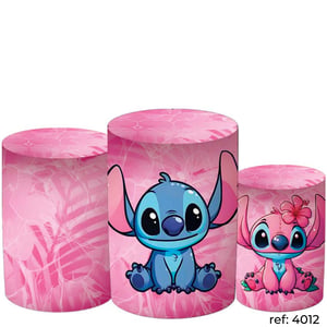 Stitch & Angel - Trio de Capas de Cilindros