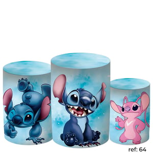 Stitch & Angel - Trio de Capas de Cilindros