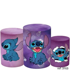 Stitch - Trio de Capas de Cilindros