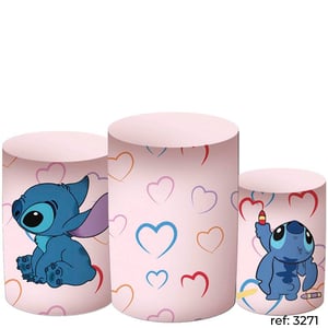 Stitch - Trio de Capas de Cilindros