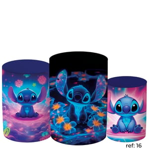 Stitch - Trio de Capas de Cilindros