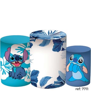 Stitch - Trio de Capas de Cilindros