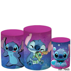 Stitch - Trio de Capas de Cilindros