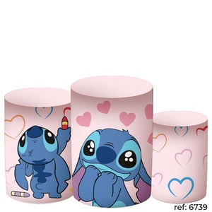 Stitch - Trio de Capas de Cilindros