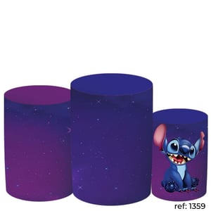 Stitch - Trio de Capas de Cilindros