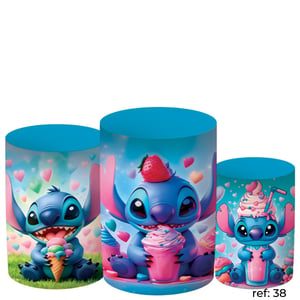 Stitch - Trio de Capas de Cilindros
