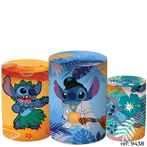 Stitch - Trio de Capas de Cilindros