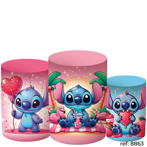 Stitch - Trio de Capas de Cilindros