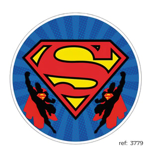Super-heróis - Capa de Painel Redondo
