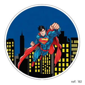 Super-heróis - Capa de Painel Redondo