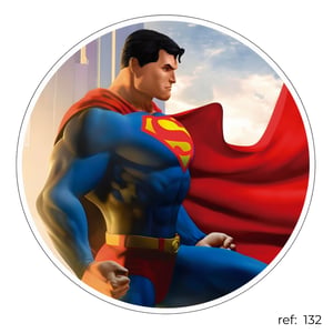 Super-heróis - Capa de Painel Redondo