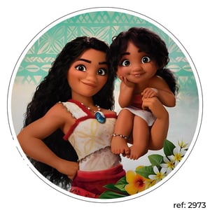 Moana - Capa de Painel Redondo