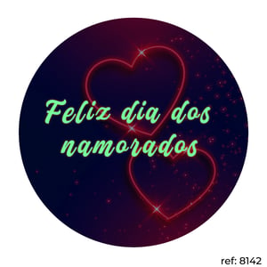 Dia dos namorados - Capa de Painel Redondo