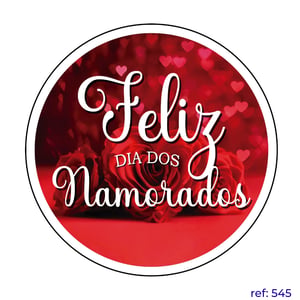 Dia dos namorados - Capa de Painel Redondo