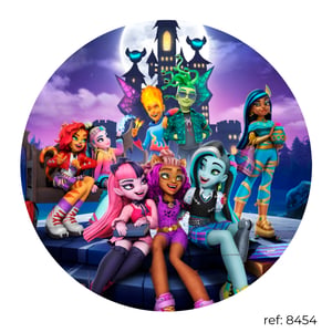 Monster High - Capa de Painel Redondo
