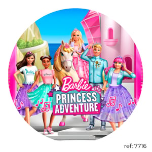 Barbie - Capa de Painel Redondo