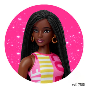 Barbie - Capa de Painel Redondo