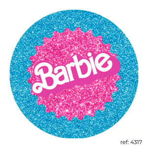 Barbie - Capa de Painel Redondo