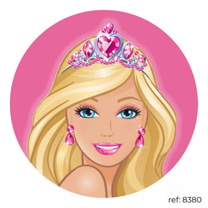 Barbie - Capa de Painel Redondo