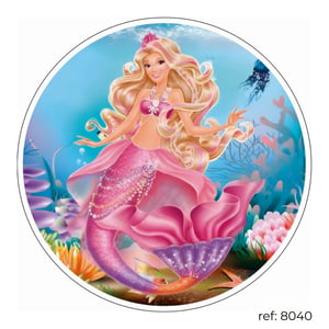Barbie - Capa de Painel Redondo