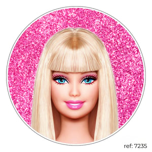 Barbie - Capa de Painel Redondo