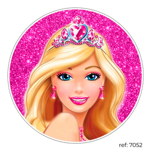 Barbie - Capa de Painel Redondo