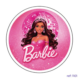 Barbie - Capa de Painel Redondo
