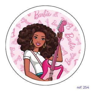 Barbie - Capa de Painel Redondo