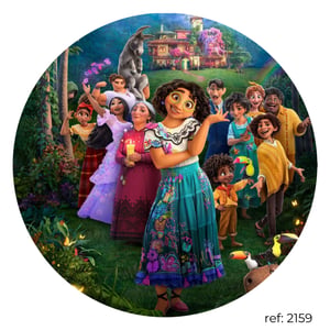 Encanto - Capa de Painel Redondo