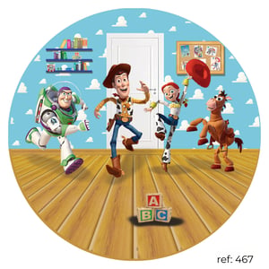 Toy Story - Capa de Painel Redondo