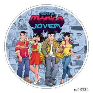 Turma da Mônica - Capa de Painel Redondo