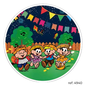 Turma da Mônica - Capa de Painel Redondo