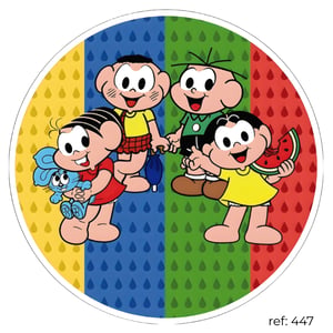Turma da Mônica - Capa de Painel Redondo