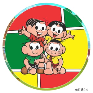 Turma da Mônica - Capa de Painel Redondo