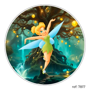 Tinker Bell (Sininho) - Capa de Painel Redondo