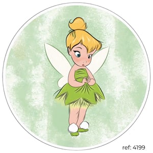 Tinker Bell (Sininho) - Capa de Painel Redondo