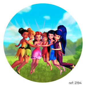 Tinker Bell (Sininho) - Capa de Painel Redondo