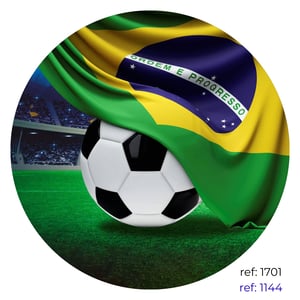 Copa do Mundo - Capa de Painel Redondo
