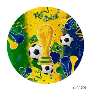 Copa do Mundo - Capa de Painel Redondo