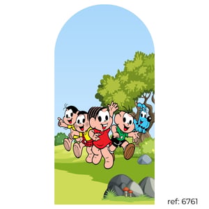 Turma da Mônica - Capa de Painel Romano Veste Fácil 100x200