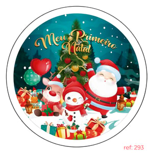 Natal - Capa de Painel Redondo