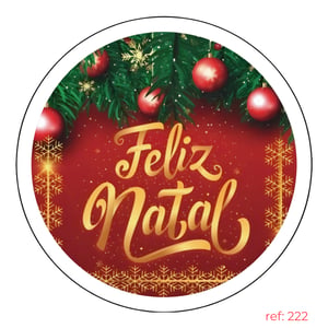 Natal - Capa de Painel Redondo