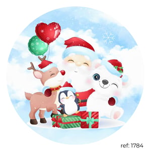 Natal - Capa de Painel Redondo