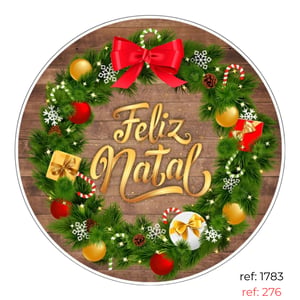 Natal - Capa de Painel Redondo