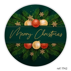 Natal - Capa de Painel Redondo