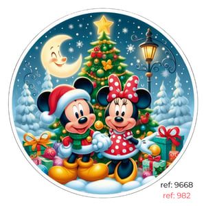 Natal - Capa de Painel Redondo