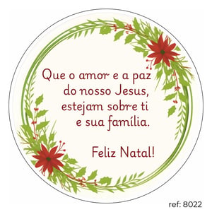 Natal - Capa de Painel Redondo
