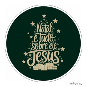 Natal - Capa de Painel Redondo