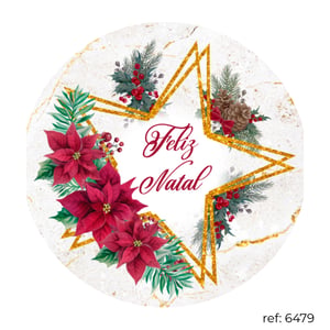 Natal - Capa de Painel Redondo