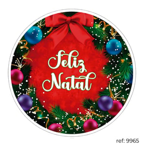 Natal - Capa de Painel Redondo